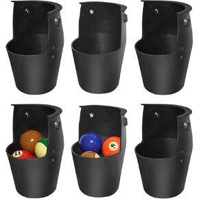 Pool Table Pockets Replacement Pockets for Billiard Table Set of 6