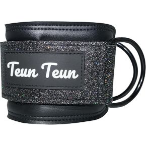 Glitter Ankle Straps for Cable Machine, Glute Kickback Ankle Straps for Women, Cable Attachments for Gym, Ankle Cable Straps for Booty Workout, Leg Extension and Hip Abductors
