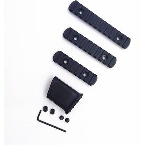 YUANYGB Picatinny Rail 9-Slot 7-Slot 5-Slot Picatinny Rails Section with T-Nuts &Screws & 1Allen Wrench
