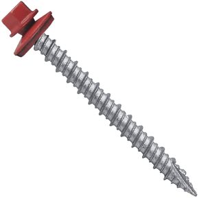 Metal Roofing Screws: (250) 10 x 2 Galvanized Hex Head Sheet Metal Roof Screw. Self Starting Metal to Wood siding Screws. EPDM Washer. No Paint