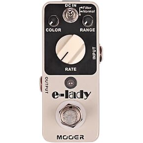 MOOER E-lady Analog Flanger Pedal, Filter Mode, Oscillator effects, Ture Bypass