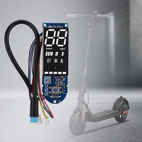 Dashboard Circuit Board for Segway Ninebot F20/F25/F30/F40/F60/D18/D28/D38, Scooter Dashboard Accessory Motherboard Display Panel Replacement, Scooter Replace Part for Segway Ninebot