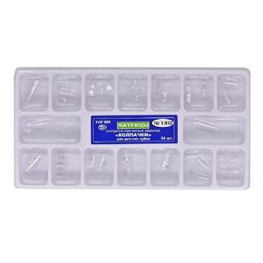 64 Pcs Deciduous Transparent Crowns Kit,Dental Temporary Crown for Anterior Teeth,Dental Materials