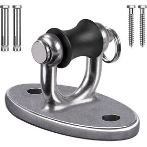 SELEWARE Ceiling Mount Heavy Bag Hanger, Silent Stainless Steel Wall Anchor for Hanging Heavy Bag, Yoga Swing, Suspension Straps, Patio Swing