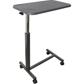 Pepe - Overbed Table with Wheels Adjustable Height (Sturdy Frame), Hospital Bed Table, Over The Bed Table, Disabled Table for Eating, Over Chair Table Adjustable
