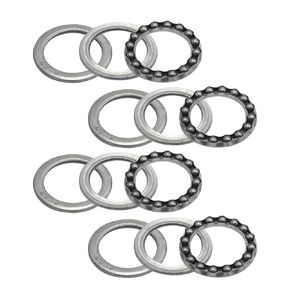 4Pcs 51107 Thrust Ball Bearings Axial Ball Thrust Ball Bearings 35mm x 52mm x 12mm Alloy Steel Thrust Ball Bearings
