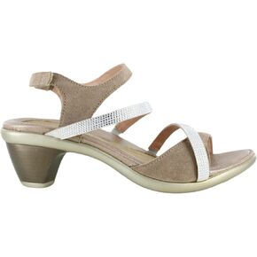 NAOT Footwear Innovate Women’s Heel Rhinestone Sandal with Cork Footbed and Arch Support Footbed - Adjustable Ankle Strap - Comfort and Support – Lightweight and Perfect for Travel