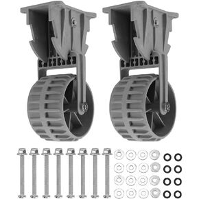 Kadimendium Dinghy Wheels Kit, Dinghy Launching Wheels Compact Avoid Damage Inflatable Boat Launching Wheel for Dinghy Raft