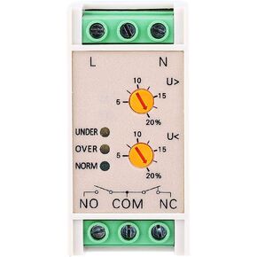 220V Power Monitoring Relay，Adjustable Undervoltage/Overvoltage Range Single Phase Protector，Monophase Voltage Monitoring Relay in Saudi Arabia