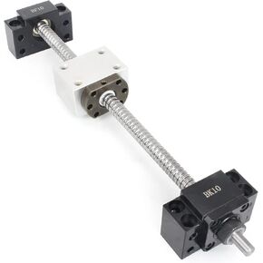RATTMMOTOR SFU1204 Ballscrew Kit, SFU1204 RM1204 Ball Screw 400mm Length + Ball Screw Nut Housing+BK10/BF10 End Support +Ballscrew Nut Housing for CNC Router Engraving Machine Milling Machine