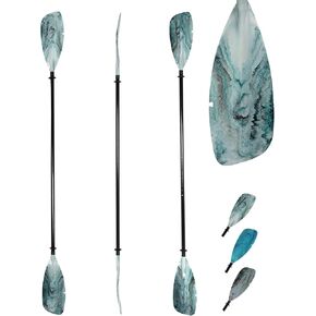 Kayak Paddles - Fiberglass Shaft & PP Blade, Lightweight, Adjustable Kayaying Boating Canoeing Oars, 3 Piece, 230-250cm/90-98inch