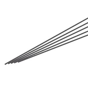 MECCANIXITY Carbon Fiber Rod, 2mm x 300mm for RC Car Plane DIY Tool Wing Tube Quadcopter Arm, Pack of 20