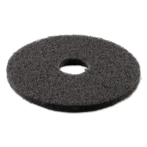 Boardwalk BWK4014BLA 14 in. Stripping Floor Pads - Black (5/Carton)