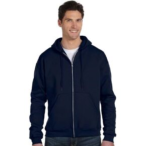 Champion Adult Eco Full-Zip Hooded Fleece, X-Large, Navy