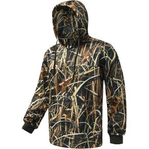 LOOGU Hunting Hoodies for Men Fleece Lining Performance Insulation Pullover Camo Hoodie