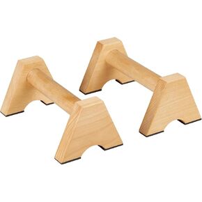 Beech Wood Non-Slip Push Up Stands for Men, Strength Training Equipment Calisthenics Parallettes Bars, Pushup Bars for Home Fitness, Gymnastics, Workouts, Calistenia