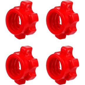 Kisangel 4Pcs Dumbbell Screw Nut Spinlock Collars Dumbbell Fixed Nut Barbell Collars Nut for Fitness Dumbbell Weight