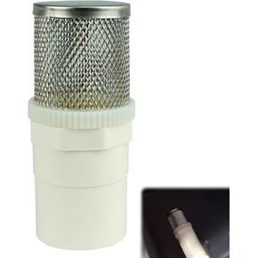 DN20-inch Stainless Steel Filter Cover Connection to 3/4" DN20 PVC Water Pipe Suction Filter for Swimming Pools Fish Tanks Ponds Pumps Water