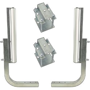 Boat Trailer Guides on System,Heavy-Duty Adjustable Roller Guide-On System,Trailer Guide Poles,Mounting Hardware Included, for Ski Boat, Fishing Boat or Sailboat Trailer, 22~28.1-Inches