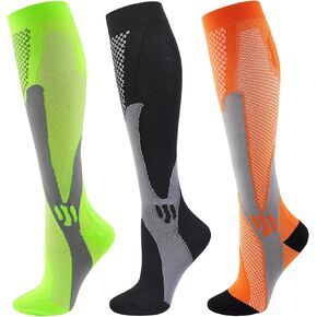HYRIXDIRECT Compression Socks for Men Women 20-30 mmHg Compression Socks for Sports Support Socks