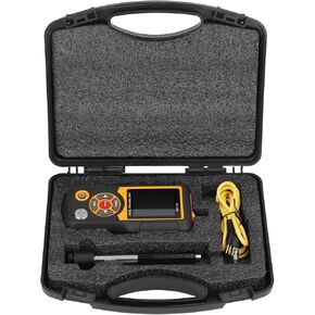 ViaGasaFamido Metals Hardness Tester Kit Portable Digital Durometer ABS High Accuracy Hardness Tester for Steel Iron Bronze Copper(HT-1208)