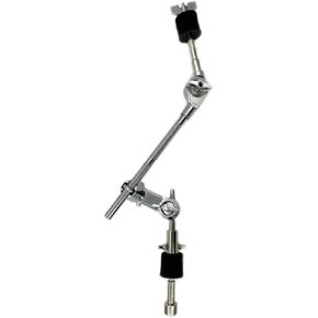 Cymbal Boom Arm Stacker Attachment with Multi-Clamp, 10.2 inch Adjustable Cymbal Arm Holder and 6.6 inch Straight Cymbal Stacker for 8mm Cymbal Stand Tops Mount