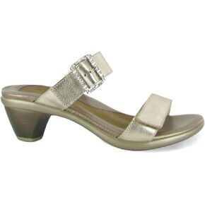 NAOT New Women's Recent Dress Sandal Gold Radiant Leather 40