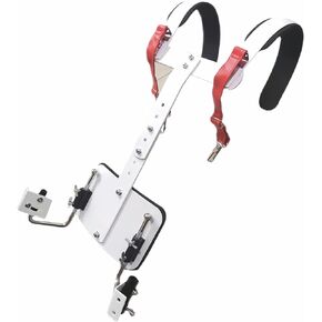 KZU Marching Snare Drum Harness Strap, Adjustable Bass Drum Shoulder Belt Strap with Mounting Accessories for Marching Bands, Parades Musical Performances Easy to Install (White)
