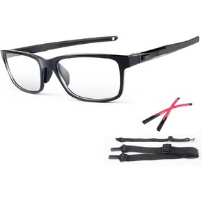ATOOI Sports Basketball Glasses Anti-Fog Safety Protective Goggles for Adults Youth Tennis Training Hockey Rugby Eyewear (Black)