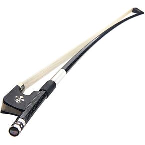 Kmise Cello Bow 4/4, Silver Brainded Carbon Fiber Ebony Frog Cello Parts AA Top Model