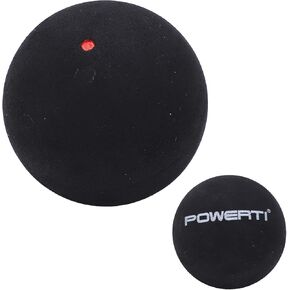 Shanrya Sports Squash Ball, Single Red Dot Trainning Squash Ball Training Practice Squash Balls High Bounce Racquetball Balls for Training, Competition(Single red dot)