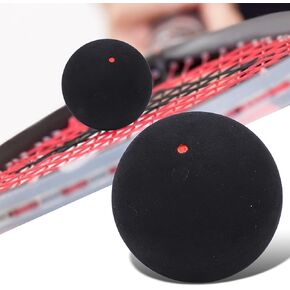 Meiyya Ballsports Squash Ball Sports Squash Squash Equipment, Red Dot Cue Ball,Red Balls,Professional Design Squash Ball Easy to Carry for Practice(Single red dot)