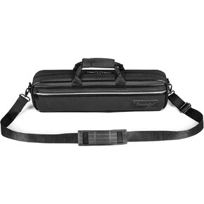 Lightweight Flute Case for B/C-Foot Flute, Flute Case Hard Shell, Flute Case Carrying Bag (BGA-FLUTE)