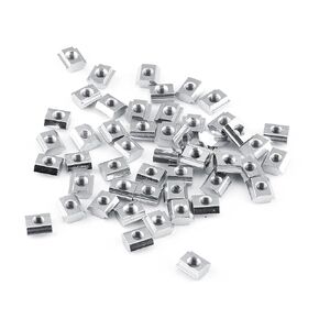 Carbon Steel Nut, Simple Use Mainly Used 50pcs Carbon Steel Convenient Connect Better Performance Hammer Head Nut for Many Projects (European Standard Type 20-M4)