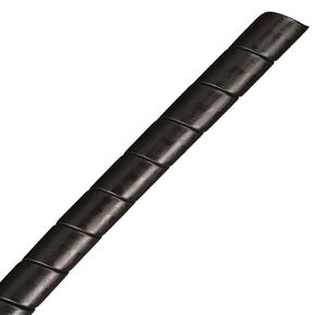 Black Spiral wrap Designed to to fit 3/8" Hydraulic Hose Size. Hose Range 0.39" - 0.66", 100' Length