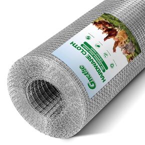 304 Stainless Steel mesh Hardware Cloth 1/4 inch Chicken Wire Fencing Wire Mesh Roll Welded Wire Fencing Garden Fence Squirrel Tunnel Network（40in×49ft）