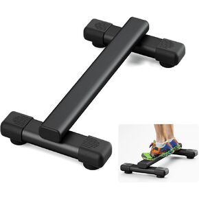 Versatile Steel Calf Raise Bar with Non-Slip Wide Platform – Ideal for Calf Raises, Squats, and Foot Stretches – Stable, Portable, and Removable Design with Abrasive Paper