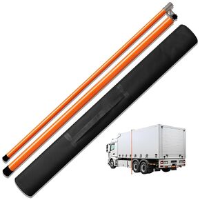 Vergo Industrial 15 FT Load Height Measuring Stick – Standard & Metric Measurements, Compact Adjustable Height Stick with Carrying Bag – Measure Height Stick for Trucks, Trailers, Car Haulers & More