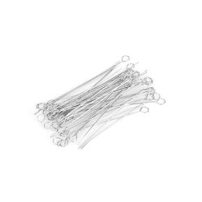 Inoculating Needle 50pcs Nichrome Tips Inoculating Loop Reusable Inoculating Loop Holders for Laboratory Labsupplies (3mm)