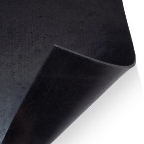 Exactly Rubber - Neoprene Sheet, 60A Durometer Rubber Mat, Gasket Material with -30 to 195°F Temperature Resistance, Oil and Gasoline-Resistant Rubber Sheet, Made in The USA, 1/16 x 9" x 12"