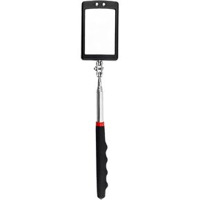 Inspection mirror telescoping with light Mirror practical addition to car repair, and anyone's toolbox Inspection Tool for Checking Vehicle, and Other Small Parts Extended (Inspection mirror-1PCS)