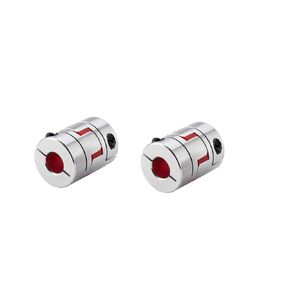 Pulm Flexible Coupling Coupler 5mm to 8mm 2PCS, Aluminum Flexible Jaw Spider Plum Coupling D30L40 Connector for 3D Printer CNC Machine and Stepped Servo Motor