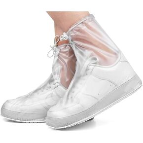 Waterproof Shoe Covers, Rain Shoe Covers Transparent Reusable Non Slip Shoe Cover for Outdoor Women and Men