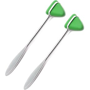 2 Pack Taylor Reflex Hammer, Taylor Neuro Hammer，7-1/2-inch (Green)