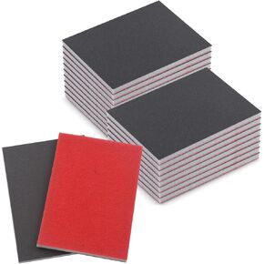 20 Pcs 600 Grit Sanding Sponge, Wet Dry Sanding Block Sandpaper Sponge, Soft Foam Sand Block Washable & Reusable Sanding Pads for Metal Wood Drywall Polishing