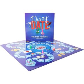 Dizzy Date Board Game - The Board Game for Couples, Date Nights, Game Nights, and Parties. Perfect Couples Gift!