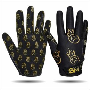 Emoticons V1 Mens Football Gloves, Youth and Adults Sticky Receiver Gloves