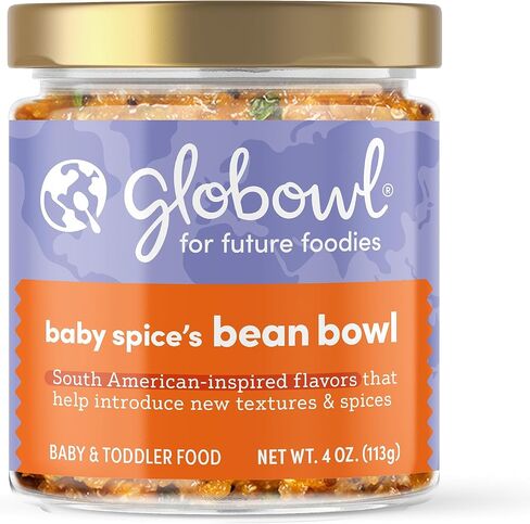 Globowl Stage 3 Baby Food & Toddler Meals, 6+ Months Early Allergen Introduction, Baby Led Weaning, International Whole Food Snacks for Toddlers, Babies, 4 oz Glass Jar, Pad Thai for Tots in Saudi Arabia