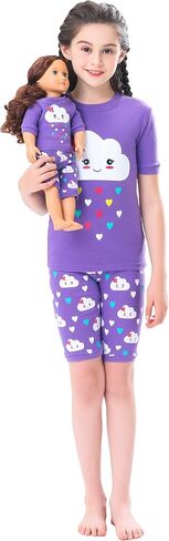 Babyroom Girls Pajamas Matching Doll Pjs Toddler Kids Cotton Sleepwear Christmas Clothes in Saudi Arabia
