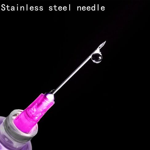 20 Pack 10ml Industrial Sterile Syringes with 18Ga 1.5 Inch, Plastic Disposable Syringe for Scientific Labs, Liquids Refilling and Measuring in Kuwait